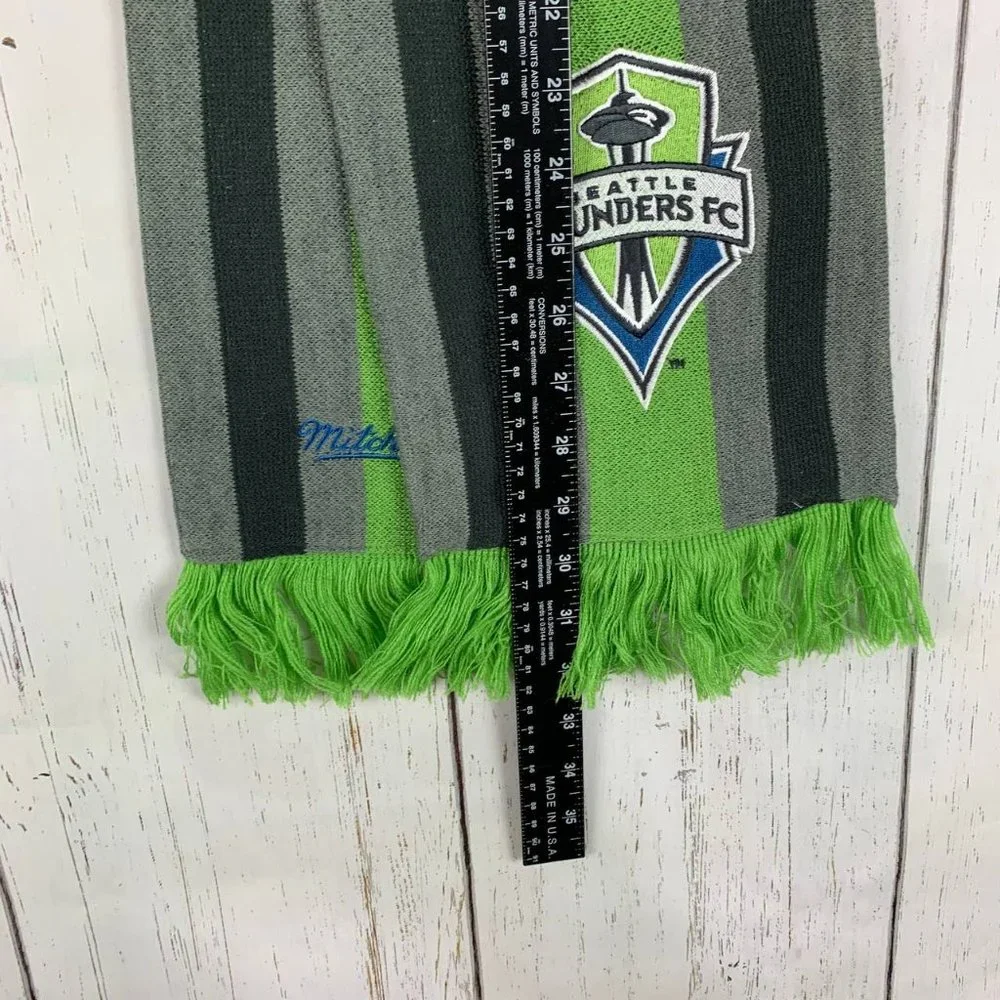 Seattle Sounders FC MLS Mitchell & Ness Green Scarves & Wraps‎ New
